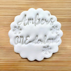 Custom Name ONE-derland Cookie Stamp, Personalised Birthday Fondant Embosser Stencil, M&S All Butter Biscuit Favour Stamp - Embosser Boutique