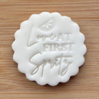 Love at First Spritz Cookie Stamp, Hen Do Fondant Embosser Stencil, M&S All Butter Biscuit Favour Stamp - Embosser Boutique