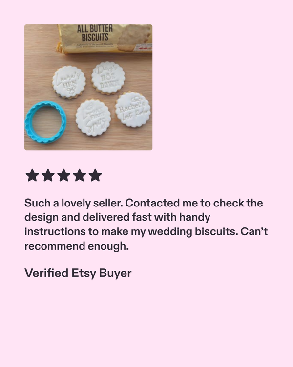 Five-star review for Embosser Boutique.