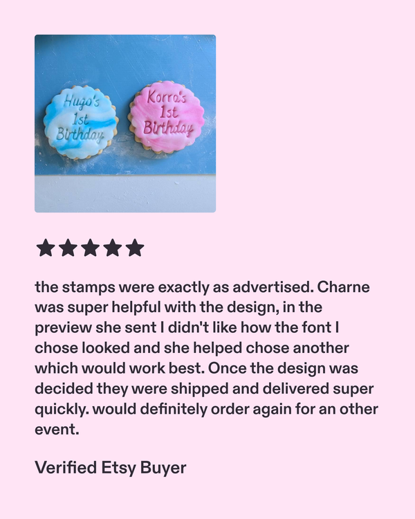 Five-star review for Embosser Boutique.