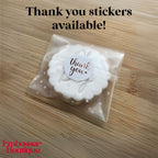 Self Sealing Favour Bags For M&S All Butter Biscuits - POLKA DOT Design - Embosser Boutique