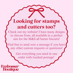Self Sealing Favour Bags For M&S All Butter Biscuits - POLKA DOT Design - Embosser Boutique